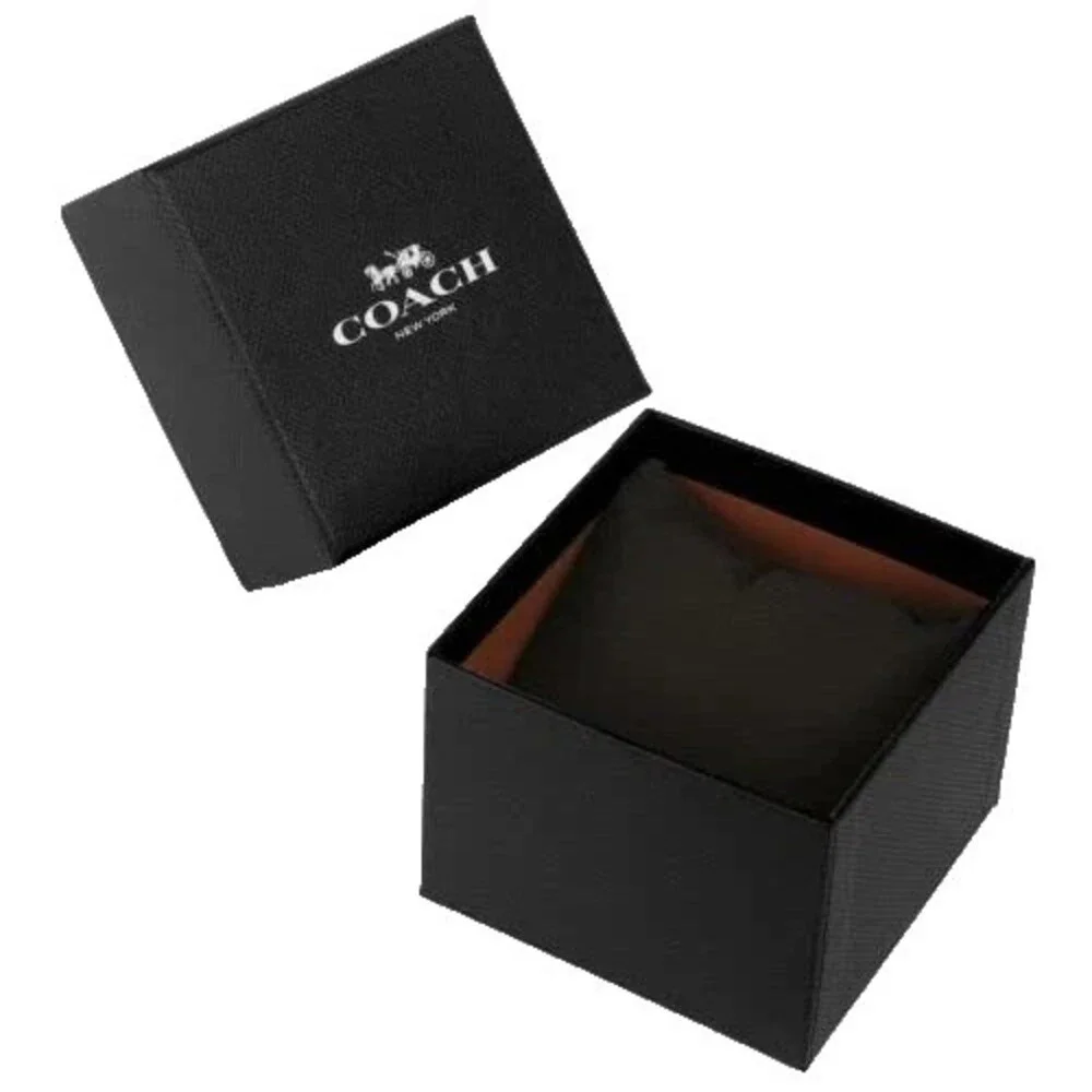 COACH PRESTON 14503771 WHITE DIAL & CERAMIC BRACELET QUARTZ 38MM WOMENS WATCH - Picture 4 of 4